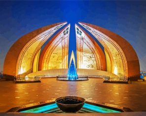 Islamabad Monument Paint By Numbers