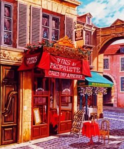 Vintage Street Paint By Numbers