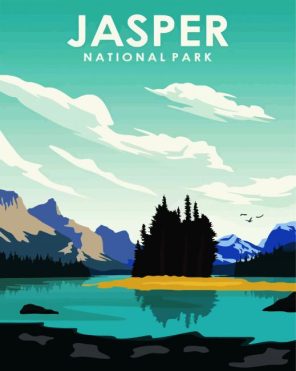 National Park Poster Paint By Numbers