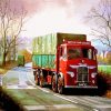 Truck On Road Paint By Numbers