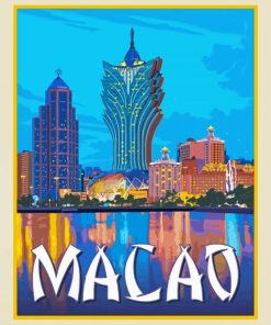 Macao Buildings Paint By Numbers