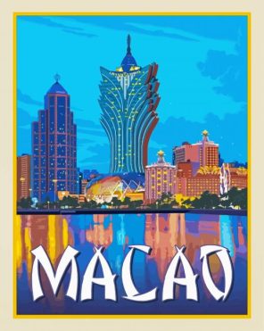 Macao Buildings Paint By Numbers