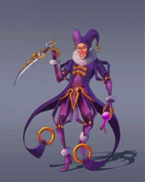 Villian Jester Paint By Numbers