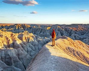 Man On Badlands Paint By Numbers