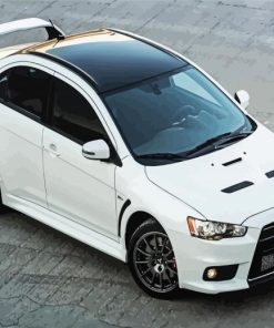 Mitsubishi Sport Car Paint By Numbers