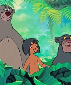 Mowgli Animation Paint By Numbers