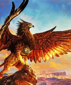 Fantasy Griffon Paint By Numbers