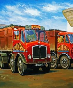 Vintage Truck Paint By Numbers