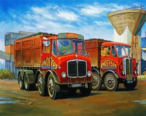 Vintage Truck Paint By Numbers