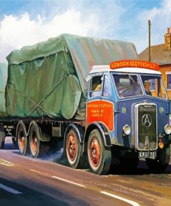 Old Lorry Paint By Numbers