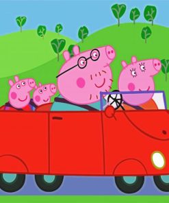 Peppa Family Paint By Numbers