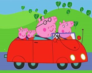 Peppa Family Paint By Numbers