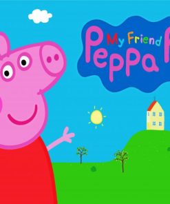 Peppa Cartoon Paint By Numbers