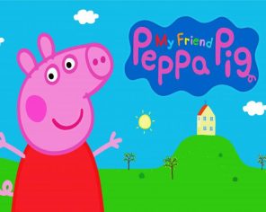 Peppa Cartoon Paint By Numbers