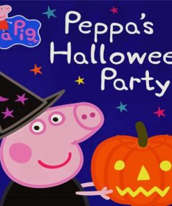 Peppa In Halloween Paint By Numbers