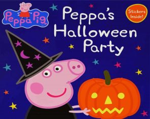 Peppa In Halloween Paint By Numbers