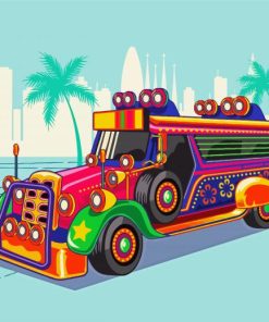 Filippino Jeepney Paint By Numbers