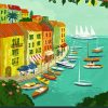 Artistic Portofino Paint By Numbers