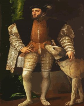 Portrait Of Charles Paint By Numbers