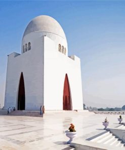 Quaid E Azam Mausoleum Karachi Paint By Numbers