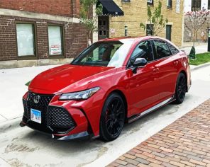 Red Toyota Paint By Numbers