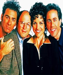 Seinfeld Cast Paint By Numbers