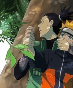 Shikamaru And Naruto Paint By Numbers