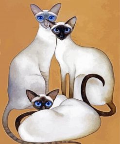 Siamese Kittens Paint By Numbers