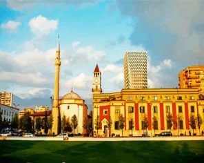 Tirana Square Paint By Numbers