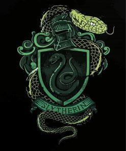 Slytherin Logo Paint By Numbers