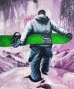 Snowboard Guy Paint By Numbers