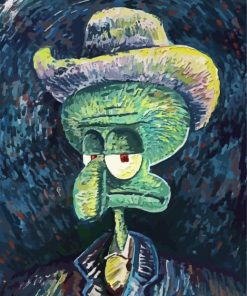 Squidward Paint By Numbers