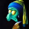 Squidward Character Paint By Numbers