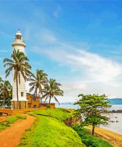 Galle Fort Lighthouse Paint By Numbers