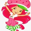 Strawberry Cartoon Paint By Numbers