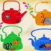 Tea Kettles Paint By Numbers