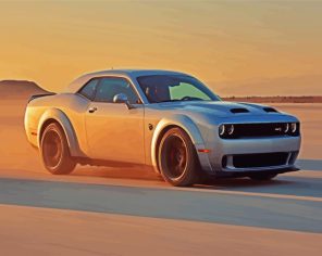 The Dodge Challenger Paint By Numbers