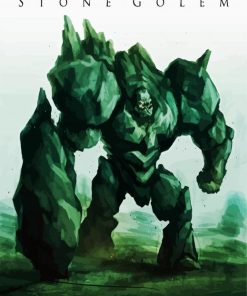 The Monster Golem Paint By Numbers