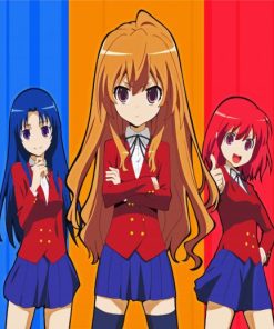 Toradora Characters Paint By Numbers