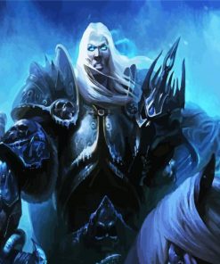 Arthas Menethil Warcraft Paint By Numbers