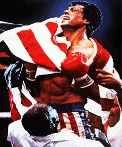 Winner Rocky Balboa Paint By Numbers