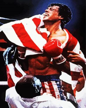 Winner Rocky Balboa Paint By Numbers