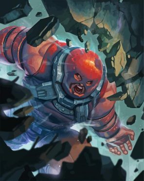 X Men Juggrnaut Paint By Numbers