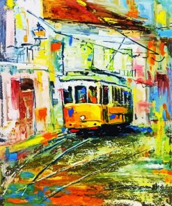 Abstract Tram Paint By Numbers