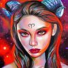 Artistic Aries Lady Paint By Numbers