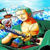 Aesthetic Zoro Paint By Numbers