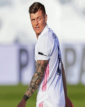 Soccer Toni Player Paint By Numbers