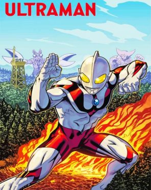 Aesthetic Ultraman Paint By Numbers