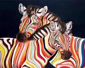 Magical Zeebras Paint By Numbers