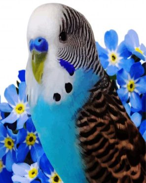 Aesthitic Bird Paint By Numbers